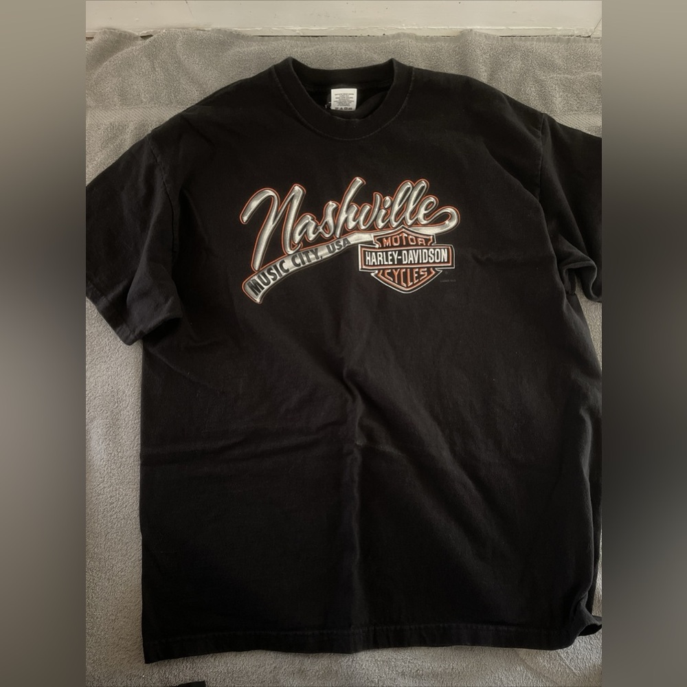Harley Davidson Nashville Music City, USA T-Shirt Size XL